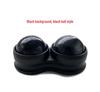 Handheld Double Ball Resin Massage Roller for Muscle Relaxation and Yoga