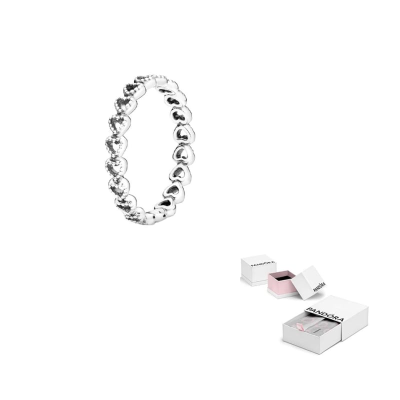 Pandora 925 Sterling Silver Rings Women's Silver 190980