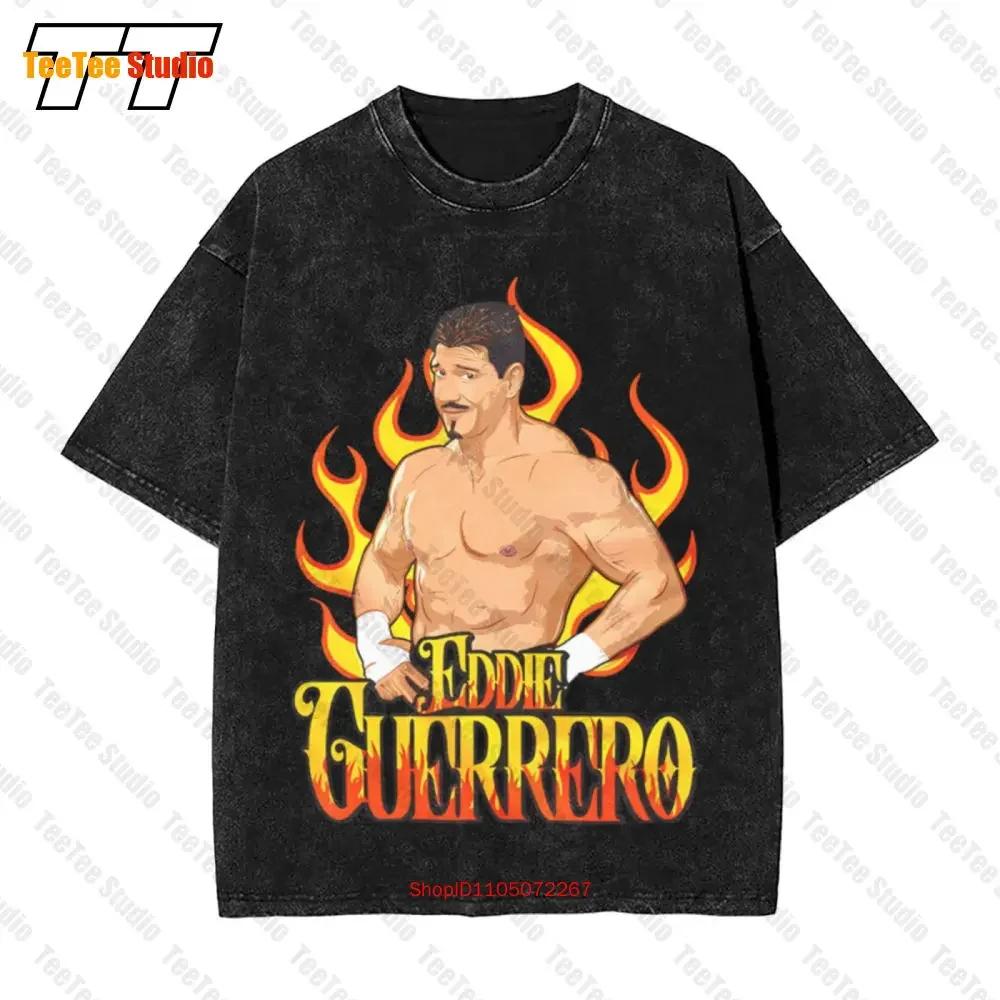 Eddie Guerrero Feel The Heat Vintage Oversized TShirt MEK S