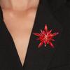 Shining Rhinestones Brooch Pin Fine Workmanship Colorful Irregular Star Shape Pin Costume Accessories