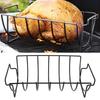 Rib Rack Non Stick Coated Chicken Steak Roasting Stand Barbecue Tool Beef Ribs Grill