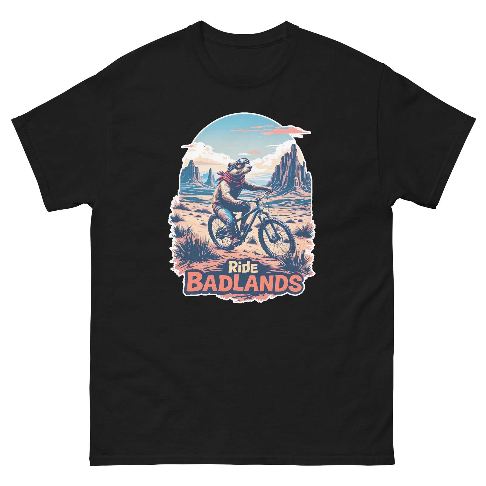 

Ride Badlands Prairie Dog Fun USA Bike Cycling Animal T-Shirt XL