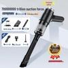 Rechargeable Dual-Purpose Vacuum & Blower: Handheld Cleaner for Home, Car, Desktop, Wardrobe & Hair Drying Tasks.