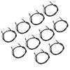 10Pcs NTC Thermistor Probe Temperature Sensor Round Lug Cold Pressed Terminal Connector 1meter