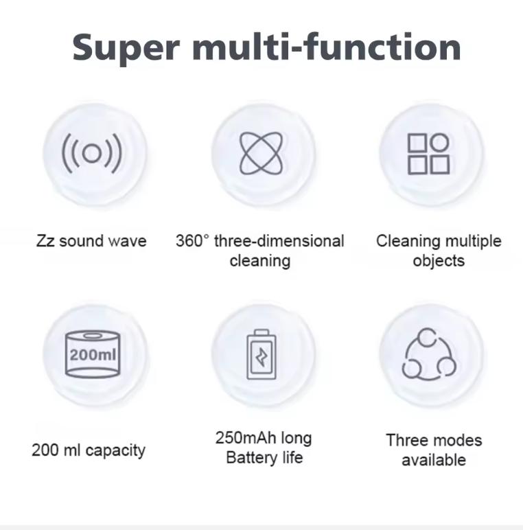 Xiaomi Elektrische Zahnspangenbox Reinigungsbox Multifunktionale Unsichtbare Retainer Prothesenreinigungsmaschine Schmuck Kieferorthopädischer Reiniger