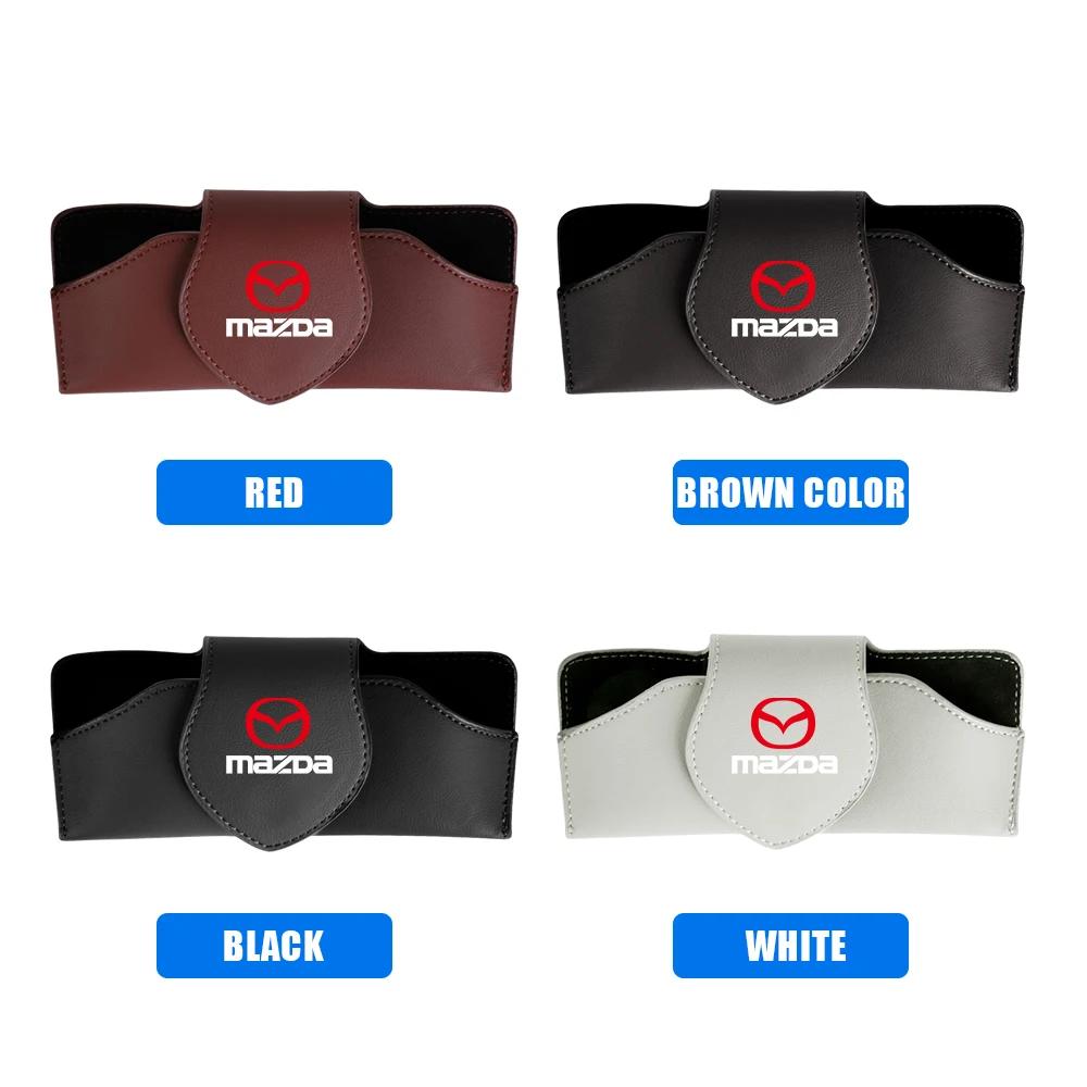 2025 Heiß 1 Stück Auto Brillenetui Sonnenbrille Schutz Aufbewahrungsbox Clip Für Mazda Axela Atenza MS Speed CX-3 CX-5 CX-8 demio MPS Ac