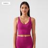 Lu Same Sports Vest Women's Summer Thin Semi-Fixed Cup Nude Feel Shaping Yoga Intimates U-Shaped Yoga Vest