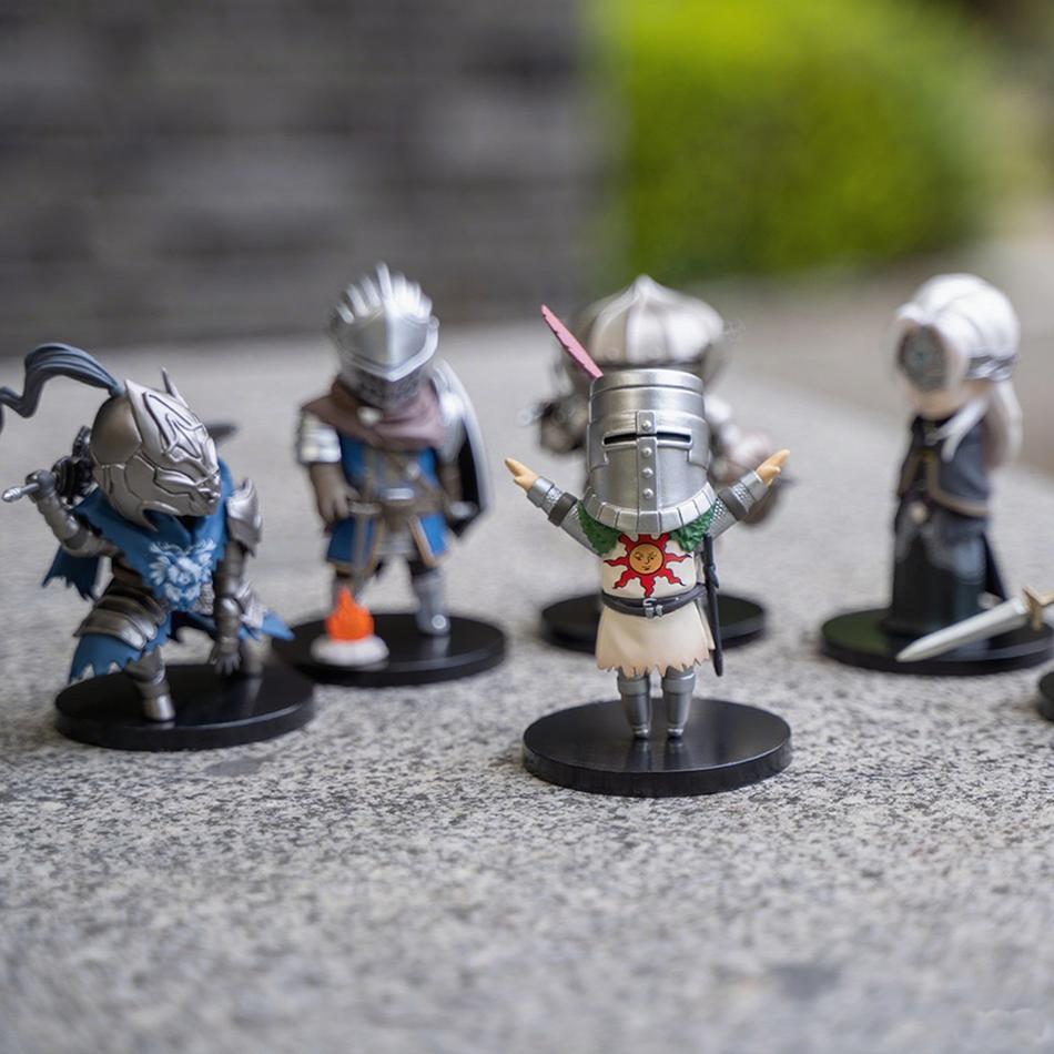 Q Version Dark Souls Anime Action Figure Solaire Artorias Ornstein Fire Keeper Doll Anime Figurine Model Playthings Designed for Boys Gifts