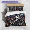 3pcs Duvet Cover Set (1*Duvet Cover + 2*Pillowcase, Without Core), The Nightmare Before Christmas Print Bedding Set, Bedroom Decor, All‑Season, Birthd