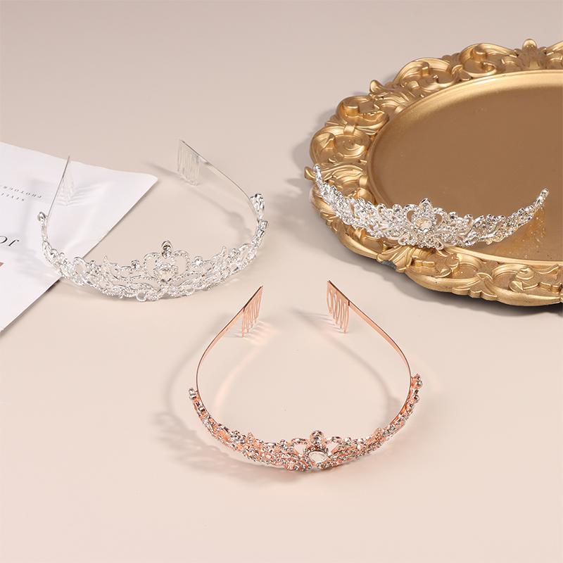 Crowns And Tiaras With Comb Headband For Girl Women Princess Birthday Party Wedding Prom Bridal Christmas Party Gifts