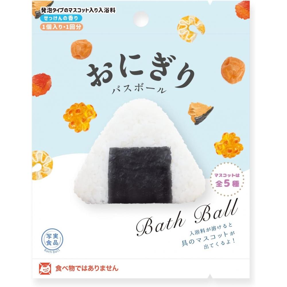 Nor Corporation Nor Corporation Bus Ball Realistic Food Series Onigiri Bus Ball With Mascot Set Of 3 Scented Ob Ong 1 1