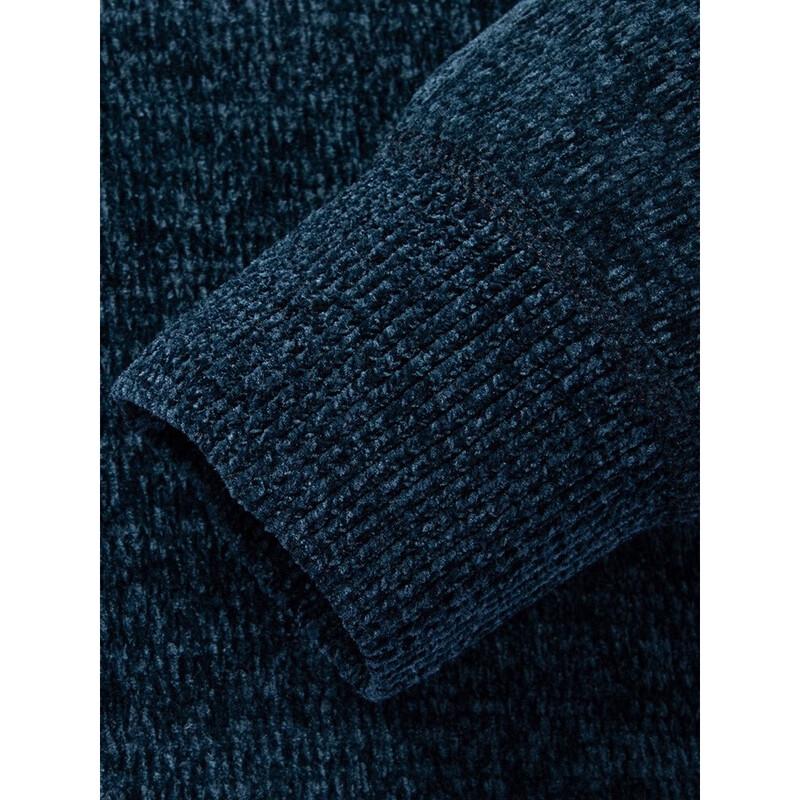 Romon Men's Warm Crewneck Sweater