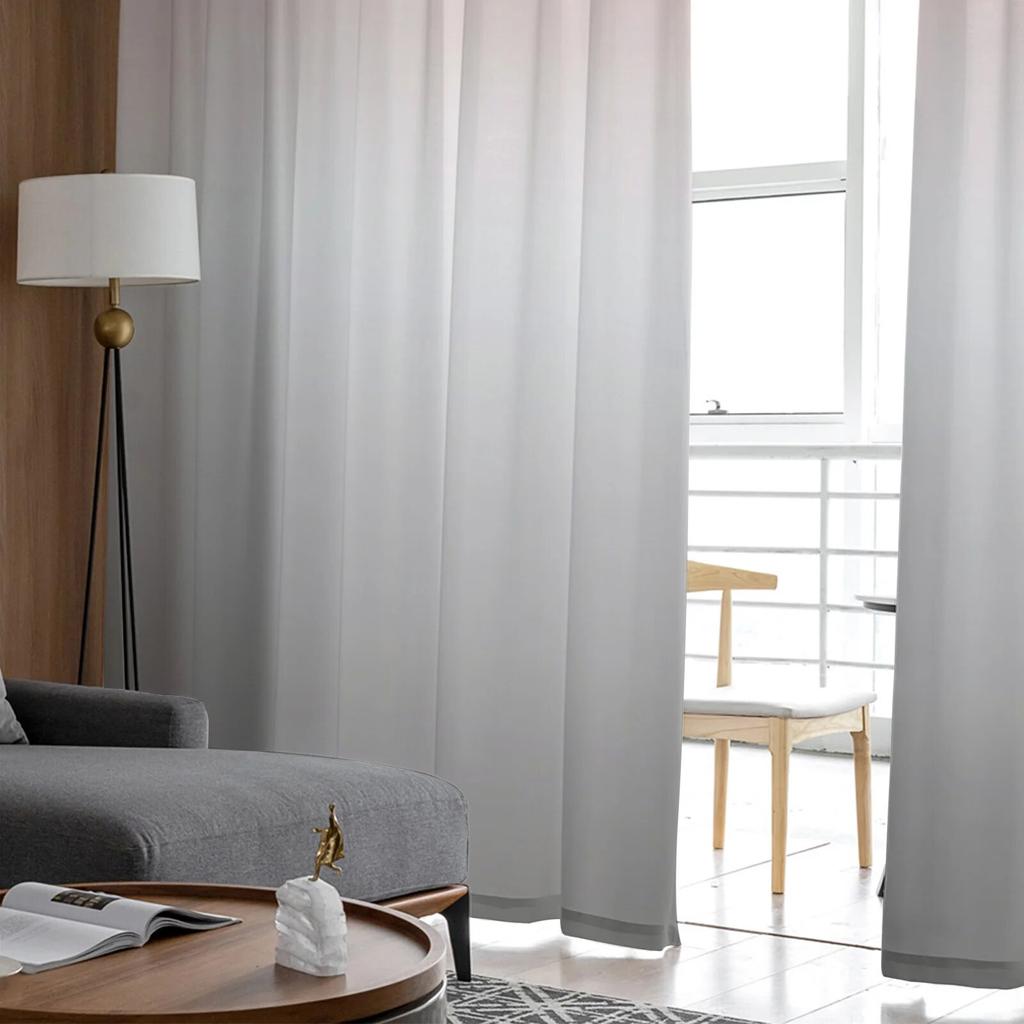 Rosa Grau Gradienten Tüll Vorhänge Für Wohnzimmer Schlafzimmer Voile Vorhang Hause Dekoration Sheer Balkon Tür Vorhang