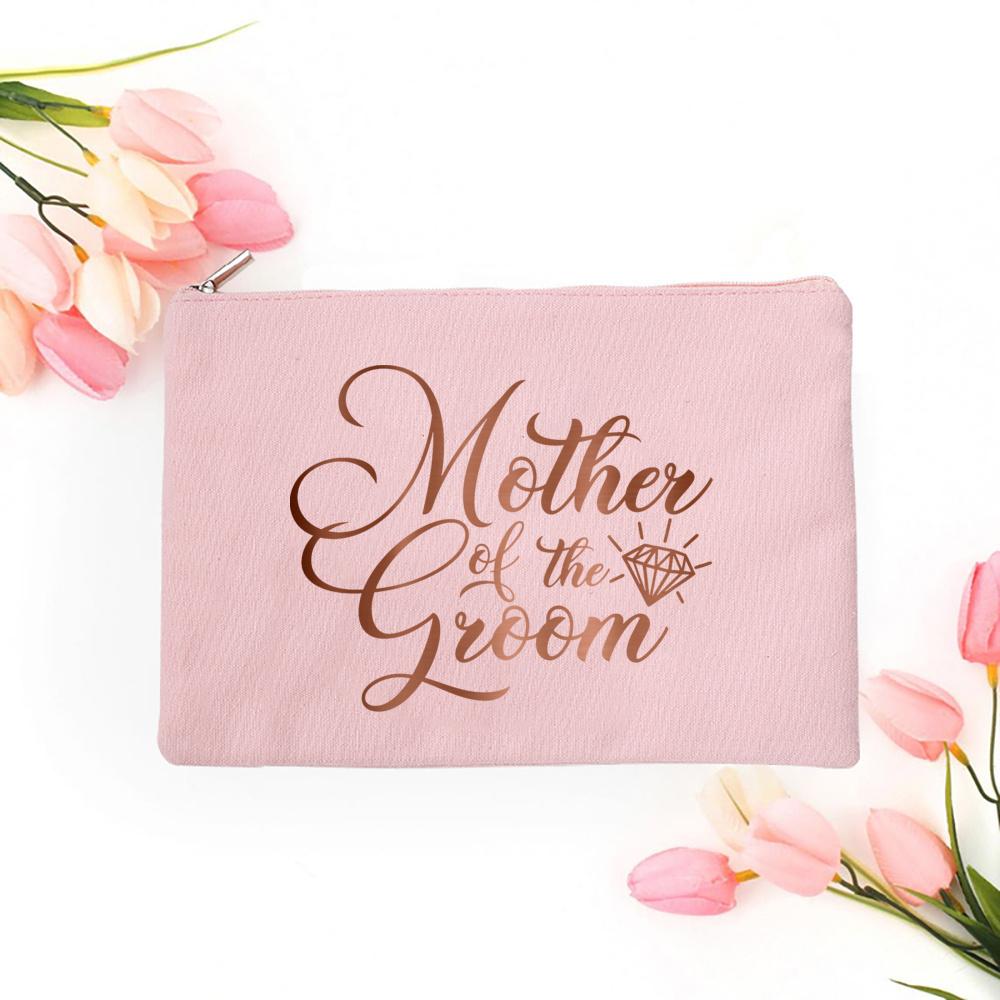 Team Bride Makeup Bag Bachelorette Party Cosmetic Bags Purse Bridesmaid Toiletries Organizer Pouch Wedding Bride Shower Gifts