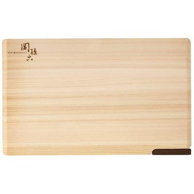 KAI Cutting Board Seki Magoroku Hinoki L 390 X 240 Mm with Stand Made In Japan Dishwasher Safe AP5226