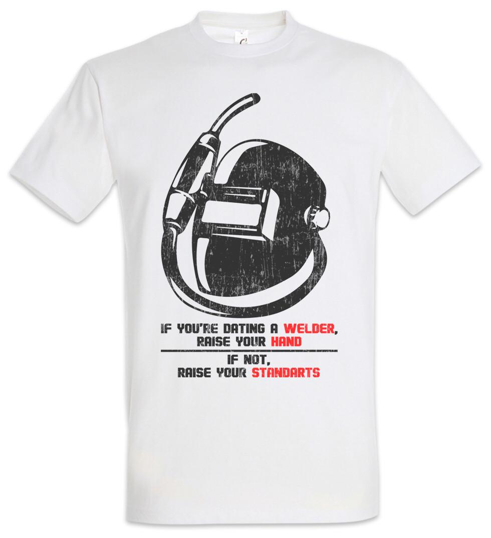 Dating A Welder Mens T-Shirt Mens Womens Tees Top Welding Welder Welder Locksmith S