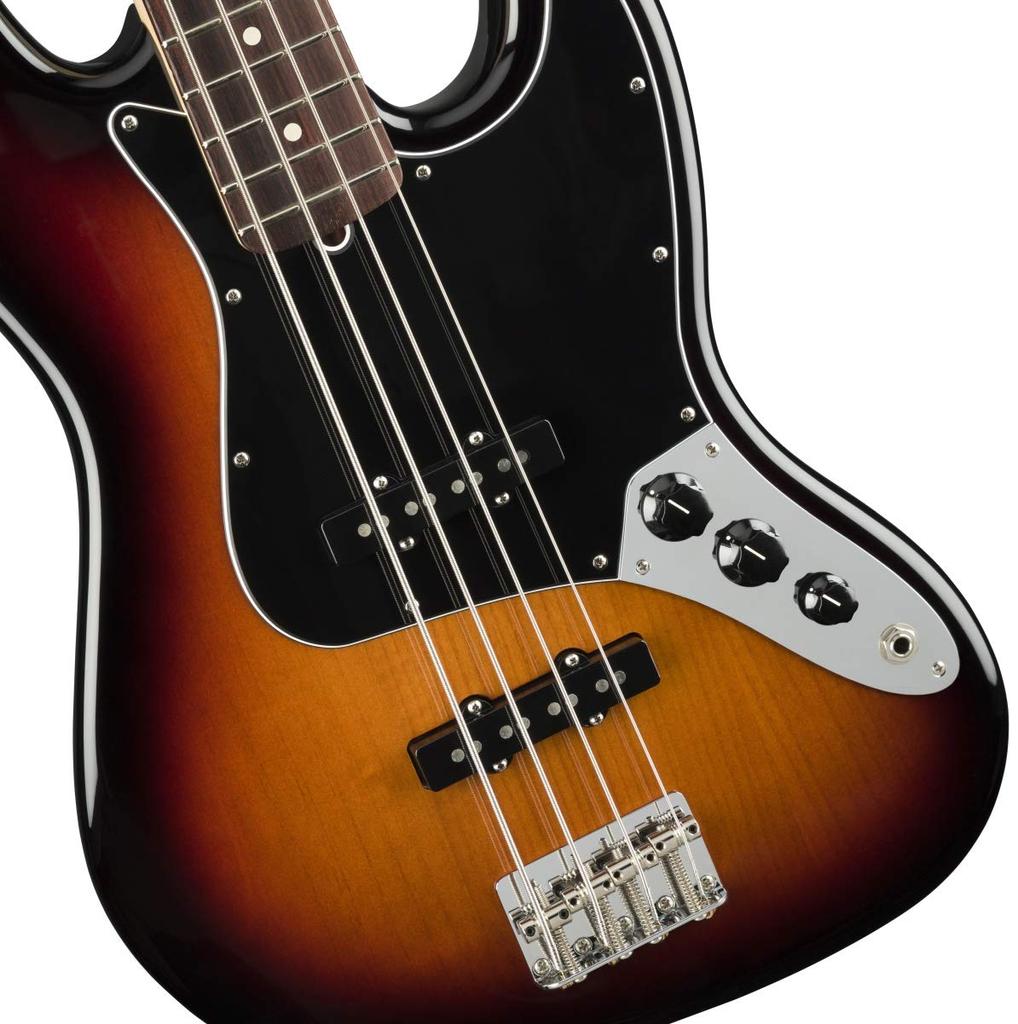 Fender Electric Bass American Performer Jazz Rosewood Sunburst Bass®, Fingerboard, 3-Color