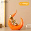 Ceramic Statue Nordic Creative Light Luxury Living Room Decoration Sculptures and Figurines Office Desk Accessories Room Decor