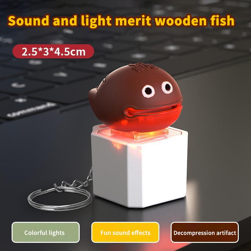 

Мультяшный кулон Gojo Satoru со звуком и светом, симпатичная кнопка Merit, светящийся брелок для офиса, игрушка для декомпрессии, брелок для сумки