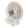 Desk Fan USB Charging Rotatable Foldable 3600mAh Power Bank Wall Mountable Handheld Clip On Fan with Night Light