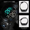 L LAVAREDO Digital Sports Watch Men 50M Water Resistant LED Display Date Day Alarm Waterproof Outdoor