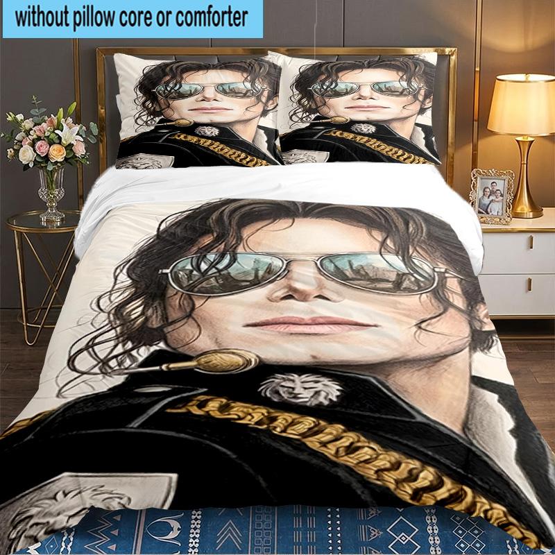 Jackson's Thriller 3PCS Bedding set,Ideal for 1pc Duvet Cover And 2pcs Pillowcases Perfect for Fan gift,Ideal for Bedroom, Dormitory