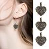 Vintage Alloy Heart Charm Pendant For Handmade Necklace Jewelry Accessories Lightweight Crafting Supplies