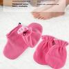 1 Paar Isolationspflegehandschuhe Flanell Elastische Öffnung Nagelschutz Handtherapie Paraffinwachs Fäustlinge Wiederverwendbare Wärmer für Frauen