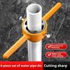 Set di 6 filiere per tubi dell'acqua in metallo, tagliatubi manuale, filettatore per tubi in plastica