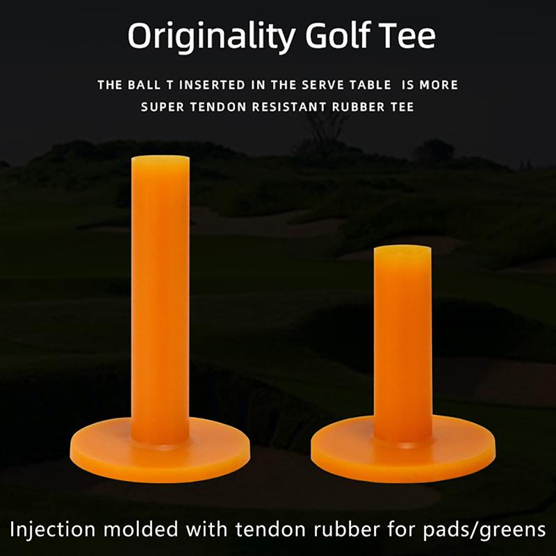 Rubber Golf Tee Holders For Golf Practice 38 60 70 85Mm Golf Ball Accessorices