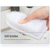 Simple Handle Shoe & Laundry Brush - Strong Stain Remover with Soft Bristles for Clothes & Collar Cleaning