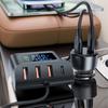 Acefast B11 138W Car Charger Usb-A Usb-C With 6 Ports - Black
