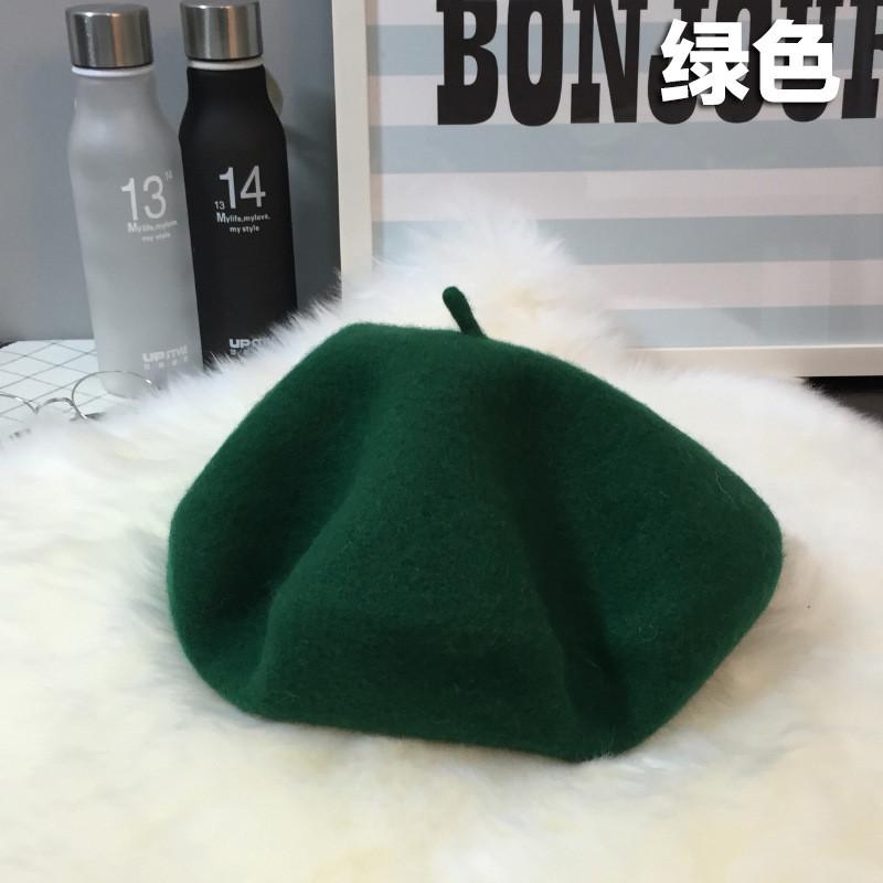 Warm Wool Soft Beret For Women Autumn Winter Fashion Trendy Hat Beret