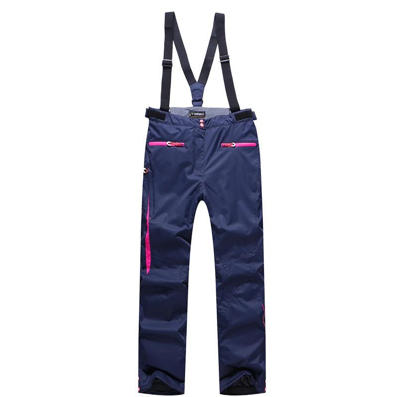 Phibee Womens Insulated Ski Pants With Inner Lining Waterproof Windproof Winter Outdoor Trousers Snowboarding Hiking