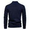 Lonsdale Autumn/Winter Embroidered New Large Men's Sweater Half Zipper Knitted Sweater Casual Striped Men's Top