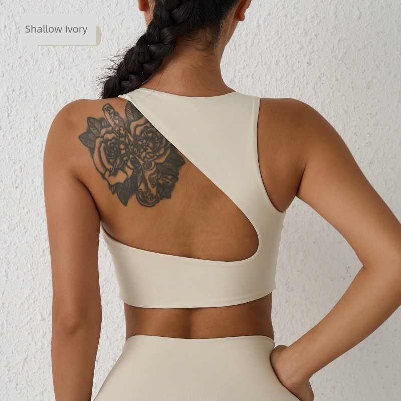 Fashion Double-Sided Brushed Beauty Back Exercise Underwear Women's Bubble Wrap Yoga Push up Bras Running High-Strength Sports Vest