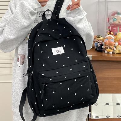 Polka Dot New Cute and Fresh Class Commuter Backpack Large Capacity Junior High School Student Versatile Girl Student Backpack