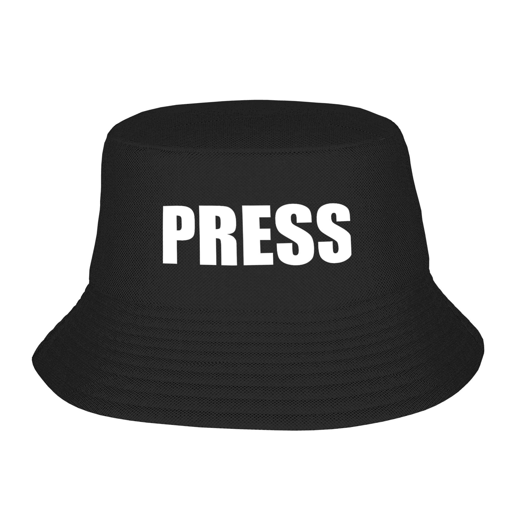 

Кепка-ведро для журналистов и репортеров Streetwear Рыбацкие кепки Дорожные походные солнцезащитные кепки для унисекс Ретро кепка с графикой One Size