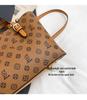 2025 Women's Retro Print High-End Crossbody Tote and Shoulder Bucket Bag