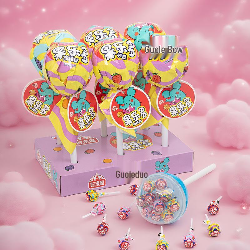 Hao Lai Wu Fruit-Flavored Lollipop Snack Toy for Kids