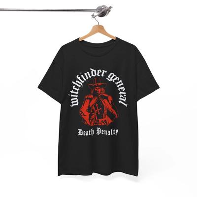 Witchfinder General Koszulka Unisex, NWOBHM, Doom Metal, Koszulka Unisex w stylu vintage