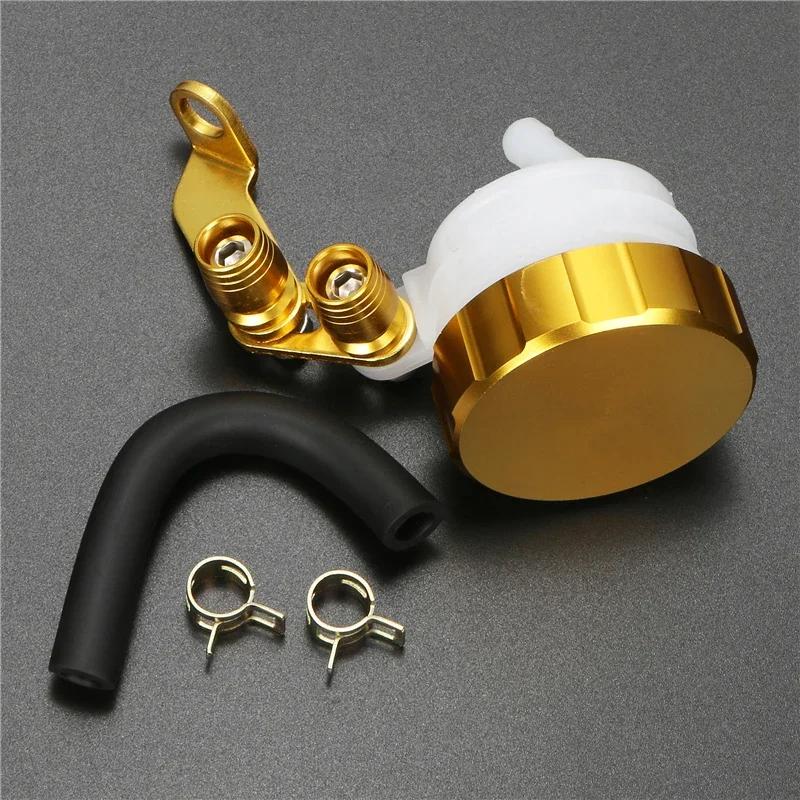 Motorcycle Universal CNC Aluminum Front Brake Fluid Reservoir Clutch Tank Oil Fluid Cup for Suzuki Yamaha Aprilia Ducati Honda