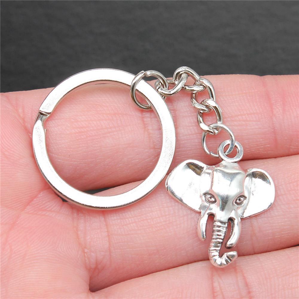 Big Elephant Animal Keychain for Women Best Seller Sweet Christmas Gift Streetwear Car Key Ring