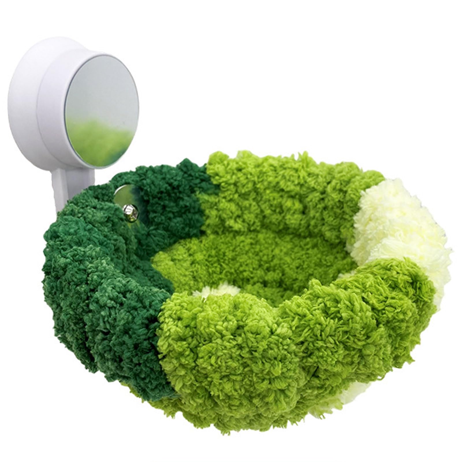 

Ифукенс Переноска для попугая Игрушка Птичье гнездо с сильной присоской Стекло для автомобиля Игрушка для птиц с милой переноской для хомяка Защита от зимнего холода Толстый попугай и зелёный