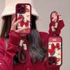 2026 new product is suitable for Huawei Nova15 Year of the Horse mobile phone case Mate80 embroidered pony pendant hand rope soft cover