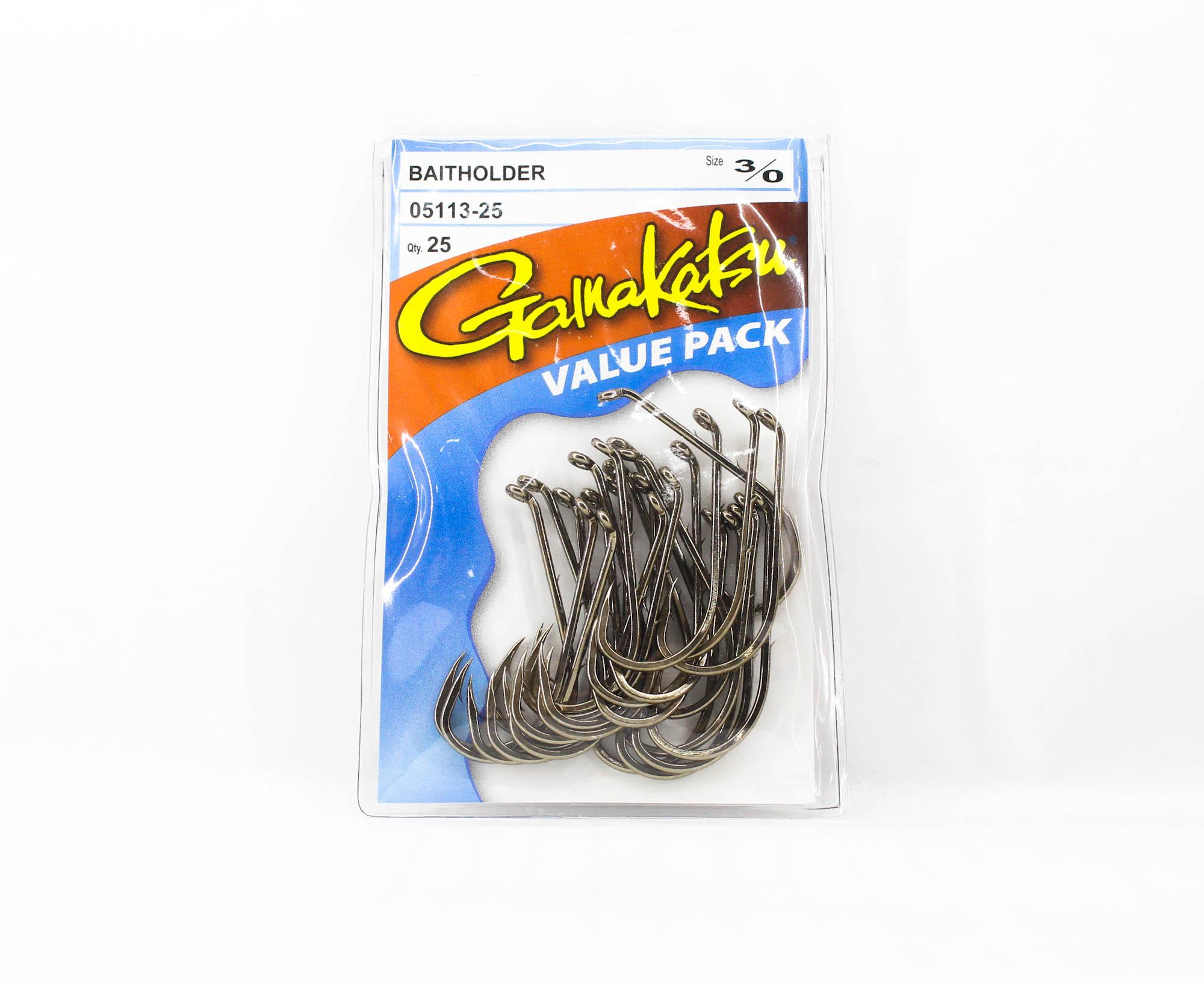 

Gamakatsu Baitholder Value Pack Size 3/0, 25 шт. в упаковке (2469)