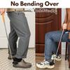 Easy-To-Grip 31-Inch Stainless Steel Shoehorn for Seniors - No Bending Required, Suitable for Sneakers And Boots