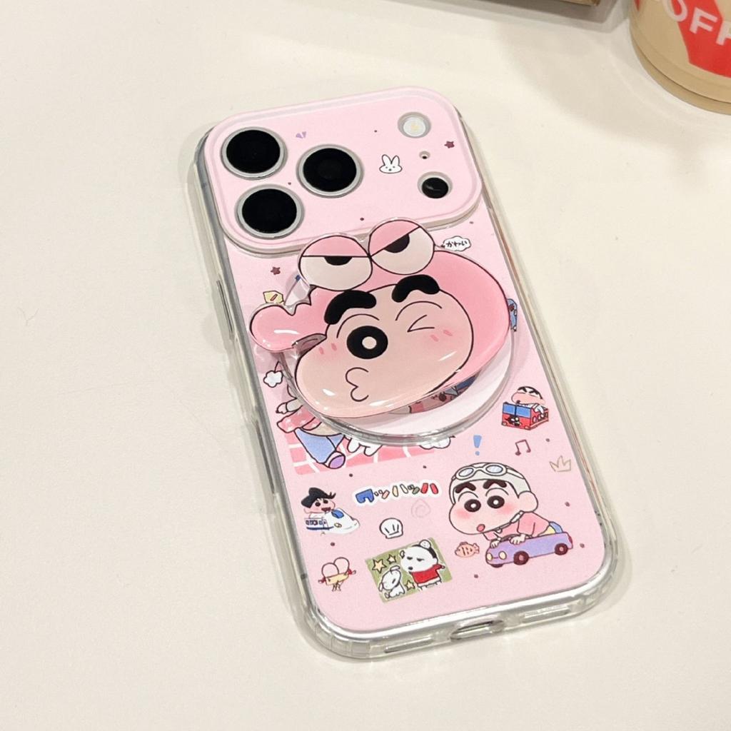 Cartoon Character for Apple 17promax Cute 16 Magnetic Suction 15 Bracket 14 Female 13iphone12 Mobile Phone Case