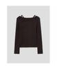 8SECONDS Rib Neck Strap Pullover Brown