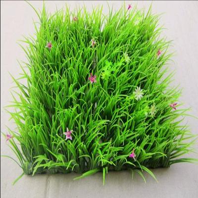 Artificial Greenery Wall: High Grass Turf for Indoor Balcony & Window Display